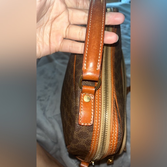 Celine large Vintage Macadam Messenger Bag with detachable strap - Picture 10 of 16